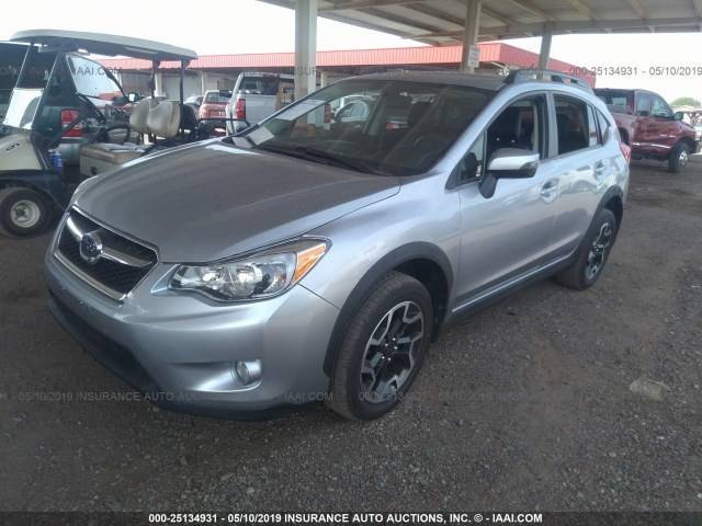 JF2GPAPC2FH272982 - 2015 SUBARU XV CROSSTREK 2.0 LIMITED GRAY photo 2