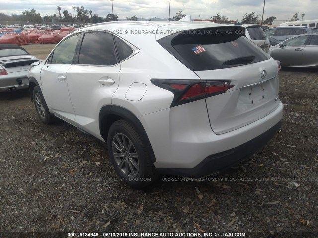 JTJYARBZ4H2069948 - 2017 LEXUS NX 200T/BASE/F SPORT WHITE photo 3