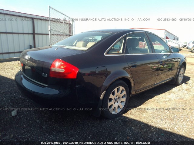 WAUEH64B01N065364 - 2001 AUDI A6 2.8 QUATTRO Dark Blue photo 4