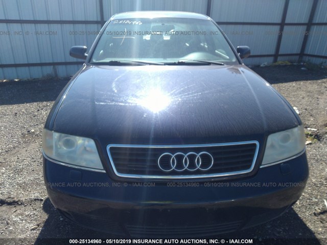 WAUEH64B01N065364 - 2001 AUDI A6 2.8 QUATTRO Dark Blue photo 6