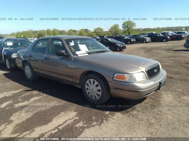 2FAFP71W27X143499 - 2007 FORD CROWN VICTORIA POLICE INTERCEPTOR TAN photo 1