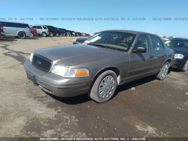 2FAFP71W27X143499 - 2007 FORD CROWN VICTORIA POLICE INTERCEPTOR TAN photo 2