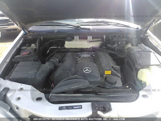 4JGAB57EX3A405449 - 2003 MERCEDES-BENZ ML 350 SILVER photo 10