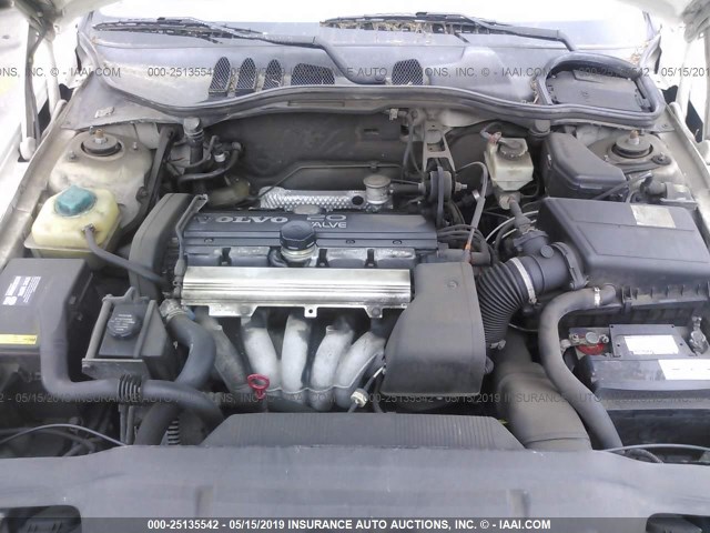 YV1LS5574W2545443 - 1998 VOLVO S70 WHITE photo 10