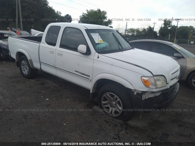 5TBRT38166S472845 - 2006 TOYOTA TUNDRA ACCESS CAB LIMITED WHITE photo 1