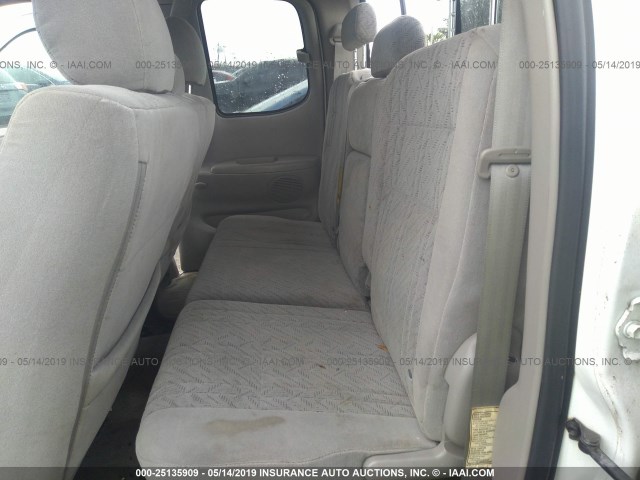 5TBRT38166S472845 - 2006 TOYOTA TUNDRA ACCESS CAB LIMITED WHITE photo 8