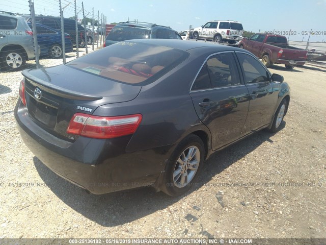 4T1BE46K49U828810 - 2009 TOYOTA CAMRY SE/LE/XLE GRAY photo 4