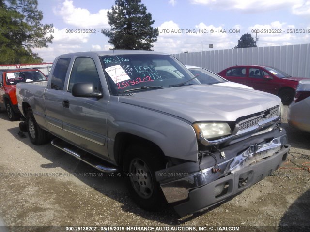 2GCEC19V641206080 - 2004 CHEVROLET SILVERADO C1500 SILVER photo 1