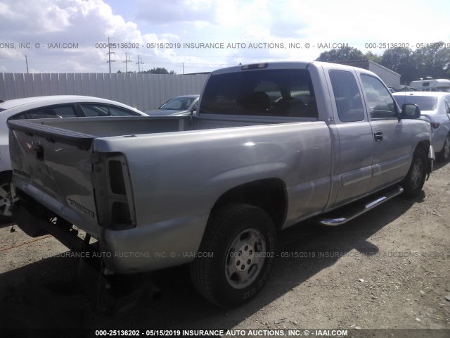 2GCEC19V641206080 - 2004 CHEVROLET SILVERADO C1500 SILVER photo 4