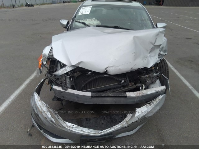 19VDE1F34FE005754 - 2015 ACURA ILX 20 SILVER photo 6