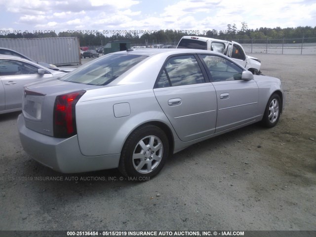 1G6DP567750138059 - 2005 CADILLAC CTS HI FEATURE V6 SILVER photo 4