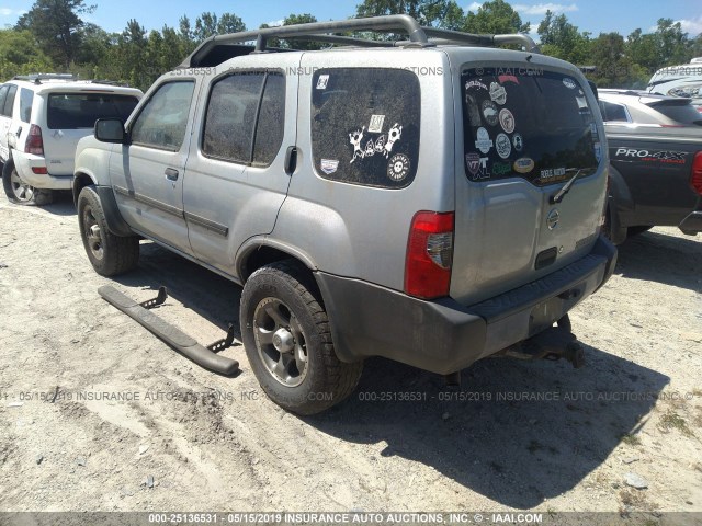 5N1MD28Y43C671357 - 2003 NISSAN XTERRA SE/SC SILVER photo 3