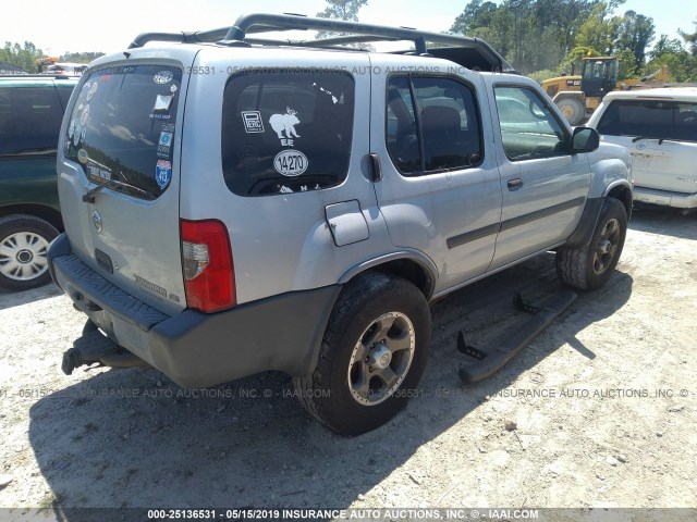 5N1MD28Y43C671357 - 2003 NISSAN XTERRA SE/SC SILVER photo 4