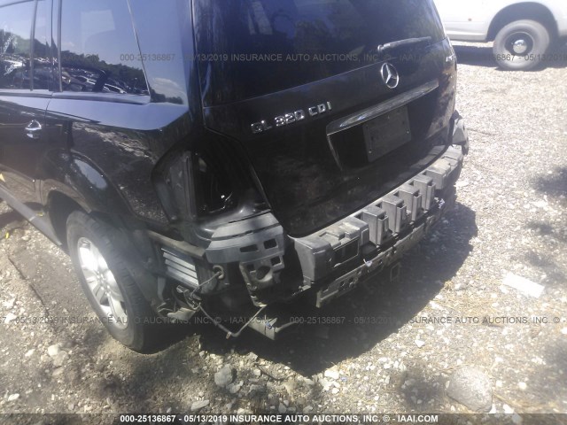 4JGBF22E38A342507 - 2008 MERCEDES-BENZ GL 320 CDI BLACK photo 6