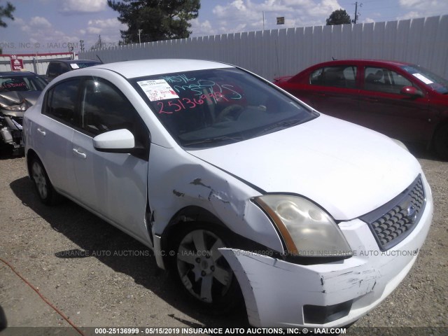 3N1AB61E87L703132 - 2007 NISSAN SENTRA 2.0/2.0S/2.0SL WHITE photo 6