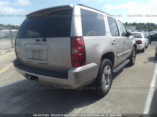 1GNFC13J57R116271 - 2007 CHEVROLET TAHOE C1500 TAN photo 4