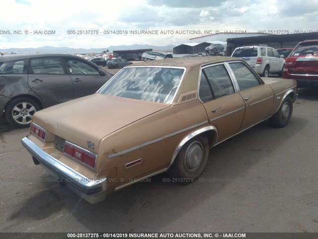 1Y69U7K112072 - 1977 CHEVROLET NOVA BROWN photo 4