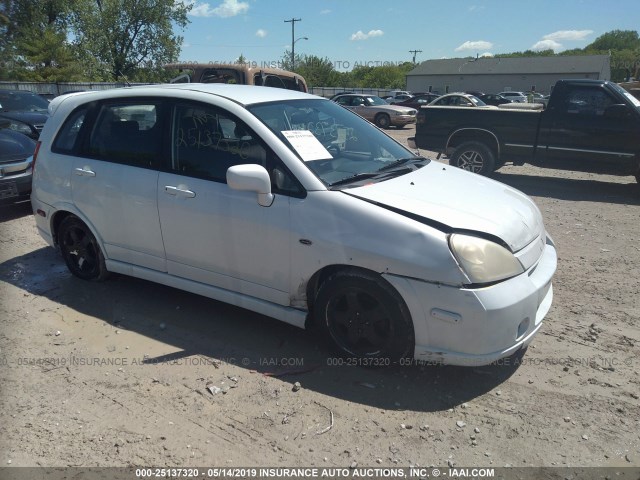 JS2RD61H145250333 - 2004 SUZUKI AERIO SX WHITE photo 1