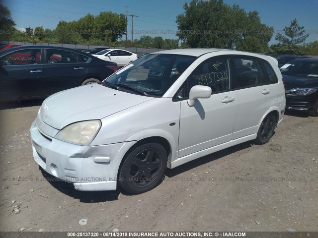 JS2RD61H145250333 - 2004 SUZUKI AERIO SX WHITE photo 2