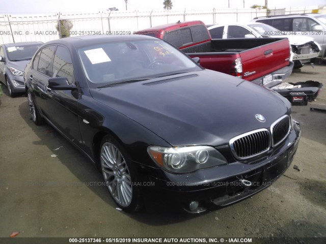 WBAHN83577DT66967 - 2007 BMW 750 BLACK photo 1