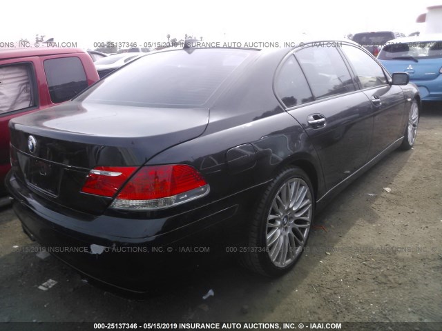 WBAHN83577DT66967 - 2007 BMW 750 BLACK photo 4