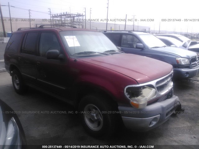 1FMZU63E6YUA35292 - 2000 FORD EXPLORER XLT BURGUNDY photo 1