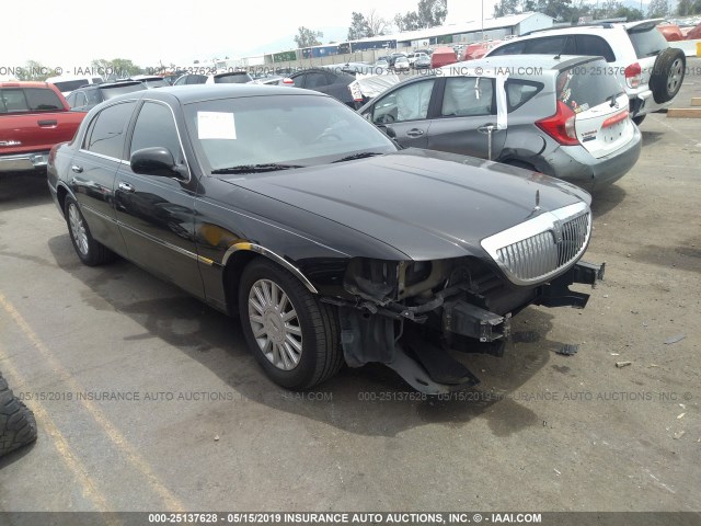 1LNHM81W95Y635490 - 2005 LINCOLN TOWN CAR SIGNATURE შავი ფოტო 1