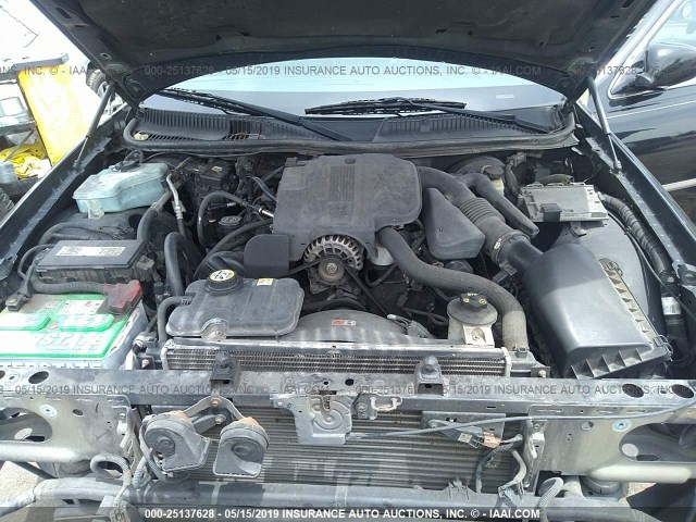 1LNHM81W95Y635490 - 2005 LINCOLN TOWN CAR SIGNATURE შავი ფოტო 10