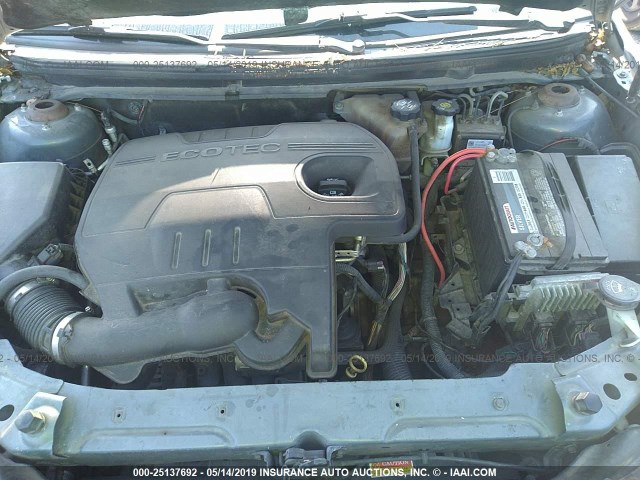 1G1ZH57BX8F227671 - 2008 CHEVROLET MALIBU 1LT 灰色 照片 10