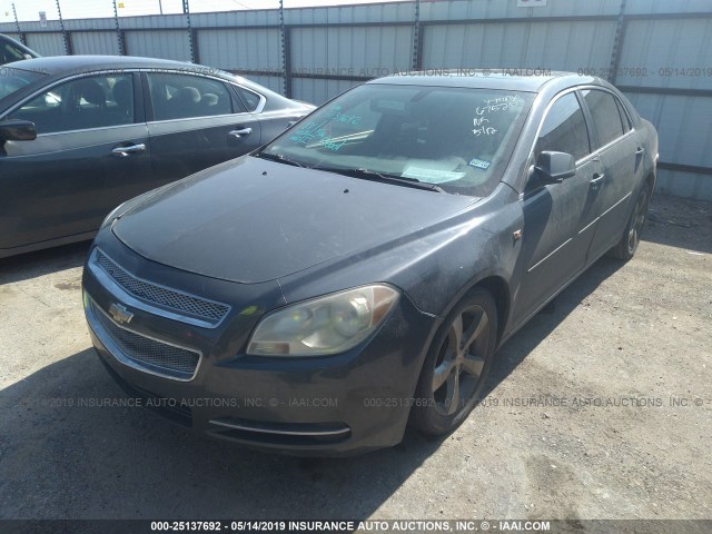 1G1ZH57BX8F227671 - 2008 CHEVROLET MALIBU 1LT 灰色 照片 2