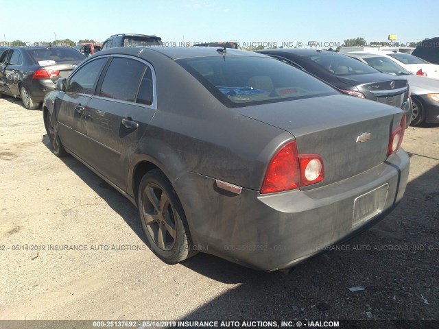 1G1ZH57BX8F227671 - 2008 CHEVROLET MALIBU 1LT 灰色 照片 3