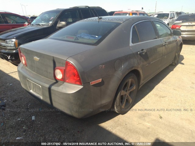 1G1ZH57BX8F227671 - 2008 CHEVROLET MALIBU 1LT 灰色 照片 4
