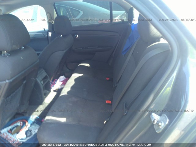 1G1ZH57BX8F227671 - 2008 CHEVROLET MALIBU 1LT 灰色 照片 8