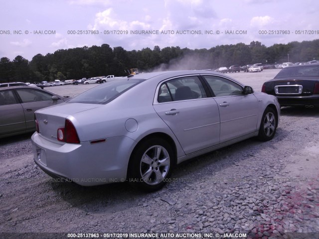 1G1ZF575X9F114286 - 2009 CHEVROLET MALIBU HYBRID SILVER photo 4