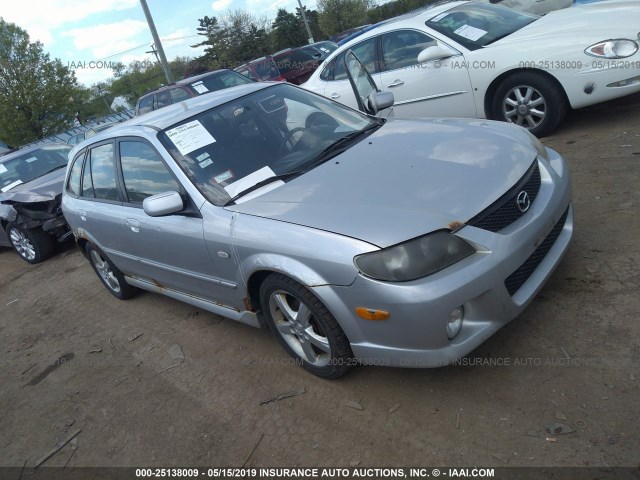 JM1BJ245231182516 - 2003 MAZDA PROTEGE PR5 SILVER photo 1