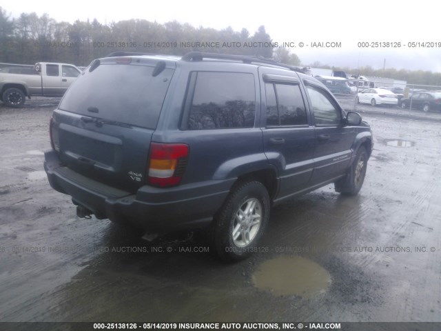 1J4GW48N84C372222 - 2004 JEEP GRAND CHEROKEE LAREDO/COLUMBIA/FREEDOM 蓝色 照片 4