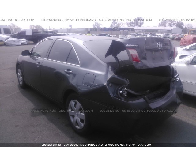 4T1BE46K37U111697 - 2007 TOYOTA CAMRY NEW GENERAT CE/LE/XLE/SE GRAY photo 3