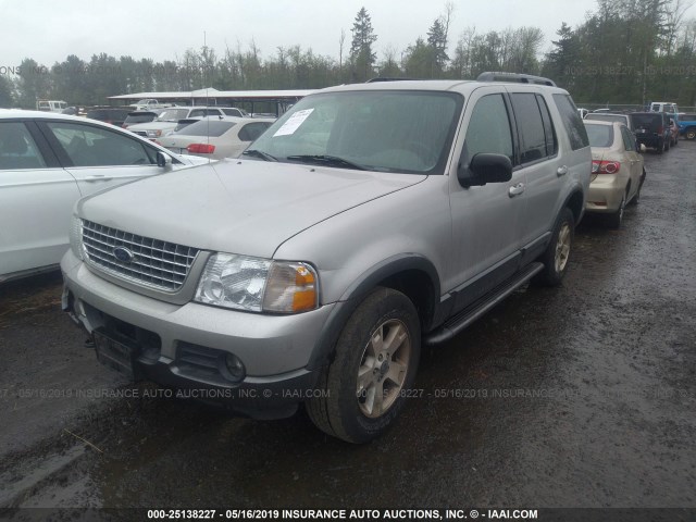 1FMZU73K43ZA34357 - 2003 FORD EXPLORER XLT/XLT SPORT/NBX SILVER photo 2