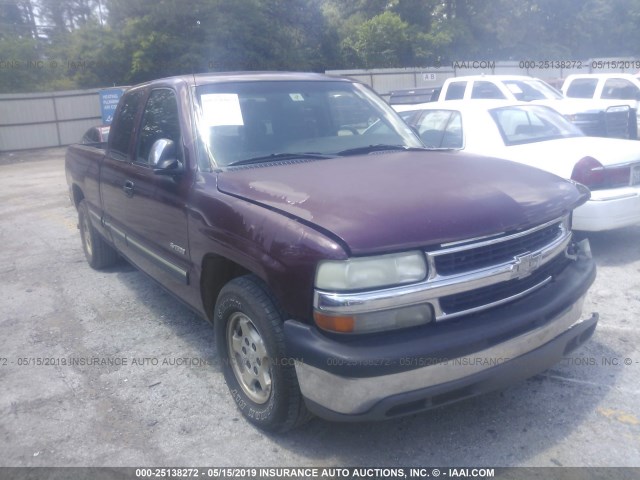 2GCEC19T7Y1357501 - 2000 CHEVROLET SILVERADO C1500 MAROON photo 1