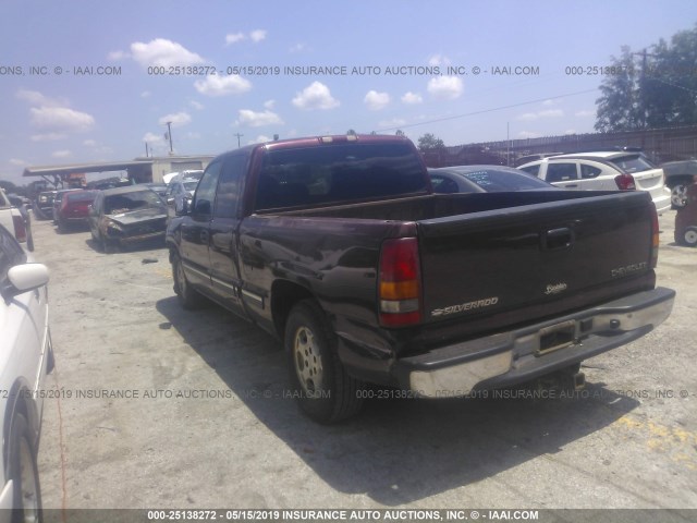 2GCEC19T7Y1357501 - 2000 CHEVROLET SILVERADO C1500 MAROON photo 3