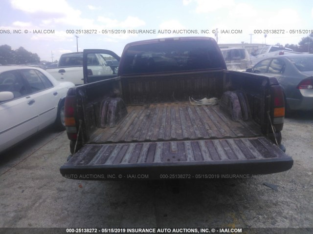 2GCEC19T7Y1357501 - 2000 CHEVROLET SILVERADO C1500 MAROON photo 8