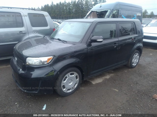 JTLKE50E181032744 - 2008 TOYOTA SCION XB 黑色 照片 2