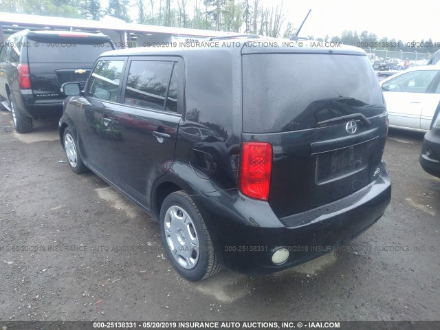 JTLKE50E181032744 - 2008 TOYOTA SCION XB 黑色 照片 3
