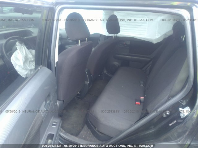 JTLKE50E181032744 - 2008 TOYOTA SCION XB 黑色 照片 8