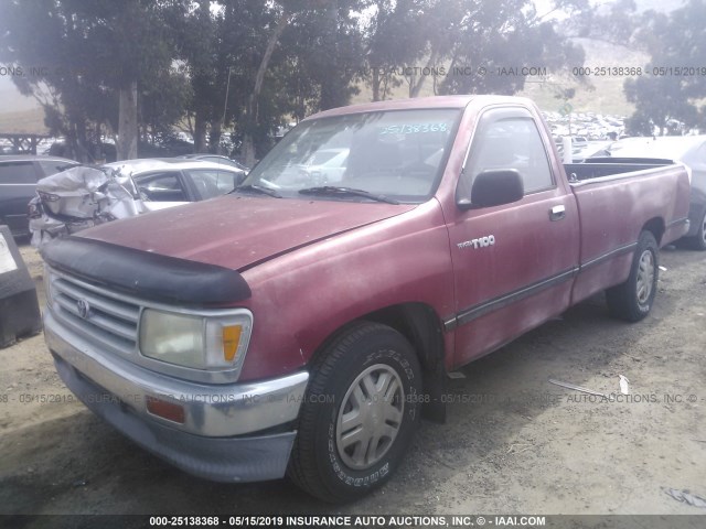 JT4VD10A0R0019007 - 1994 TOYOTA T100 DX RED photo 2