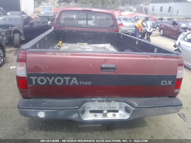JT4VD10A0R0019007 - 1994 TOYOTA T100 DX RED photo 8