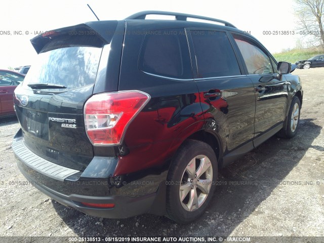 JF2SJAJC8EH428820 - 2014 SUBARU FORESTER 2.5I LIMITED BLACK photo 4