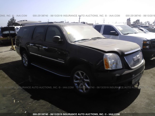 1GKS1MEF3ER219035 - 2014 GMC YUKON XL DENALI BLACK photo 1