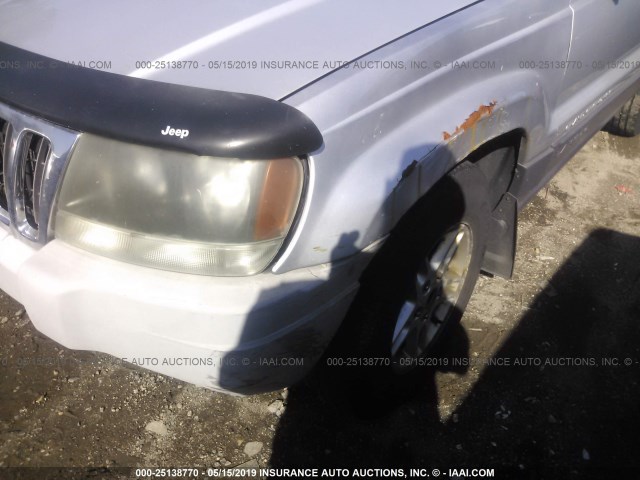 1J4GW48S54C185090 - 2004 JEEP GRAND CHEROKEE LAREDO/COLUMBIA/FREEDOM 银色 照片 6