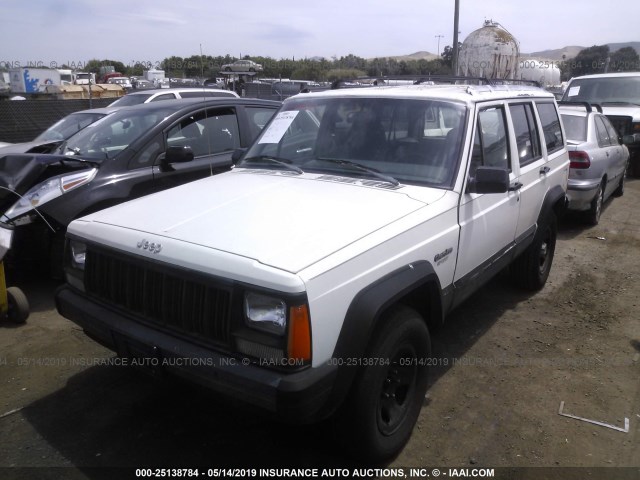 1J4FT68S0TL233142 - 1996 JEEP CHEROKEE SPORT/CLASSIC WHITE photo 2